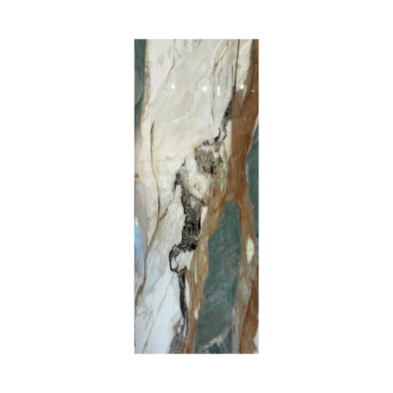 Płyta węglowa Titan Vein Gloss XL 280×110 cm – dekoracyjny kamień połysk