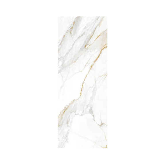 Płyta węglowa Platinum Gold Vein Gloss XL 280×110 cm – szary marmur ze złotym użyleniem