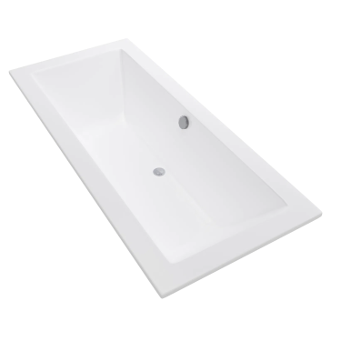 Wanna prostokątna Cubea 190x90 cm biała – z obudową lub bez
