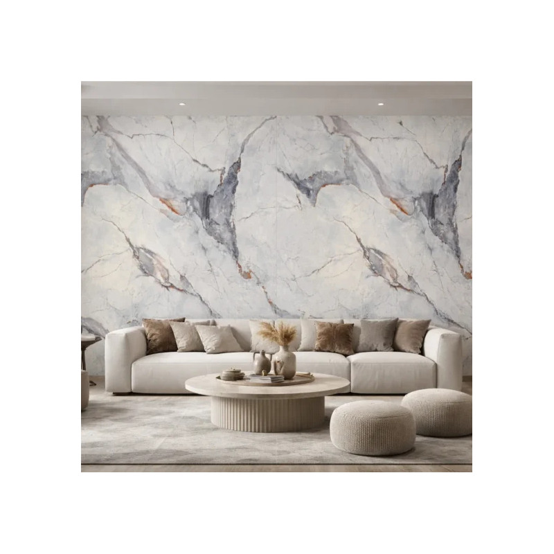 Płyta Węglowa White Carbon Stone 2800×1215 mm – imitacja marmuru, płyta wielkoformatowa