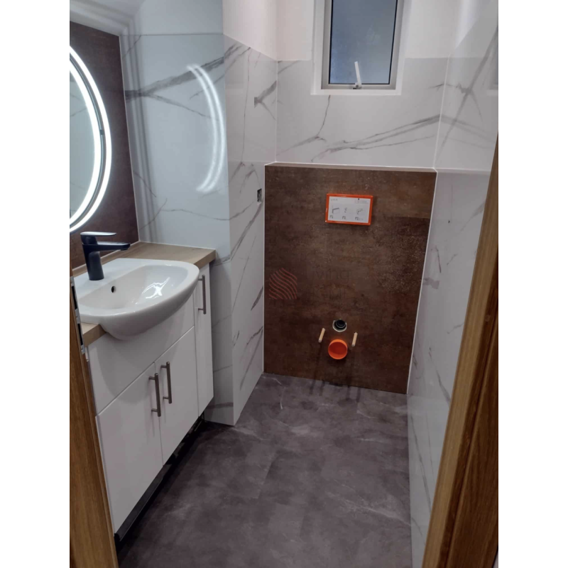 Płyta węglowa Steel Grey 120×60 cm – matowy, metaliczny efekt do nowoczesnych wnętrz