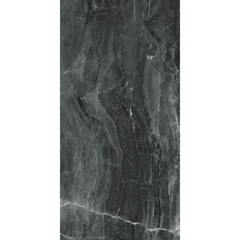 Płyta węglowa Obsidian Vein Gloss 120×60 cm – czarny marmur w połysku