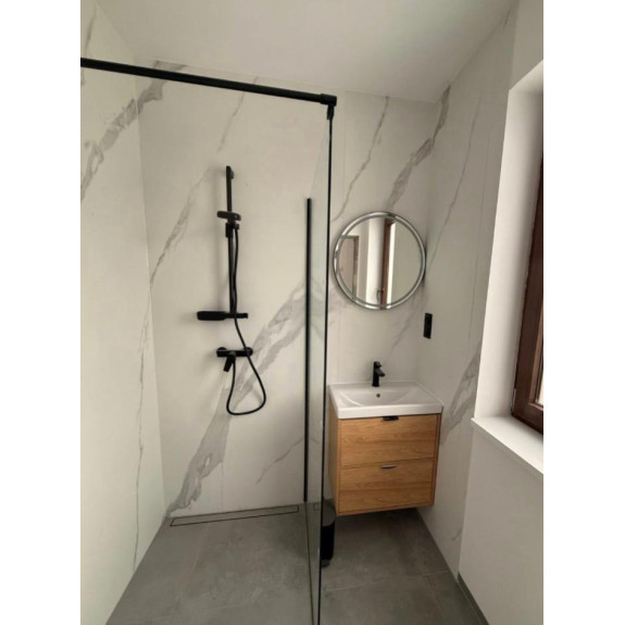 Płyta węglowa Arctic Vein Matt XL 280×110 cm – biały marmur Calacatta mat 2