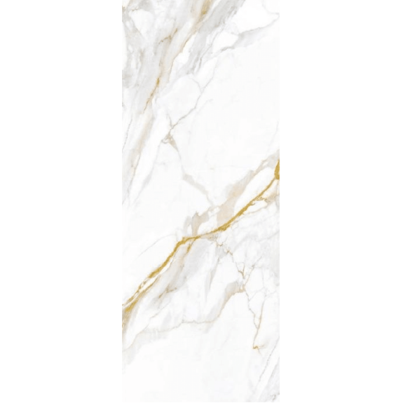 Płyta węglowa Platinum Vein Gold Matt XL 280×110 cm – szary marmur złote żyły mat