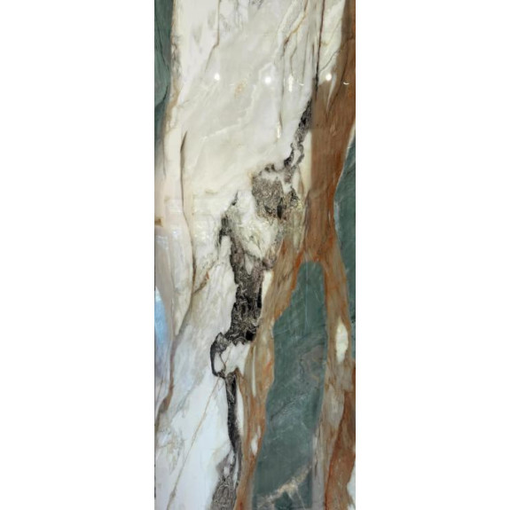 Płyta węglowa Titan Vein Gloss XL 280×110 cm – dekoracyjny kamień połysk